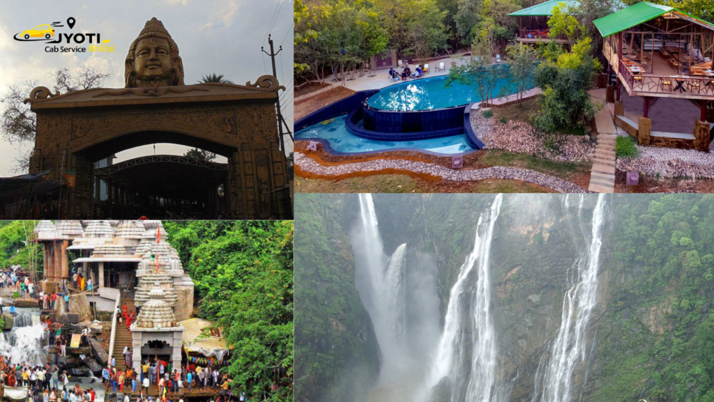 tourist places cab service in bhilai
